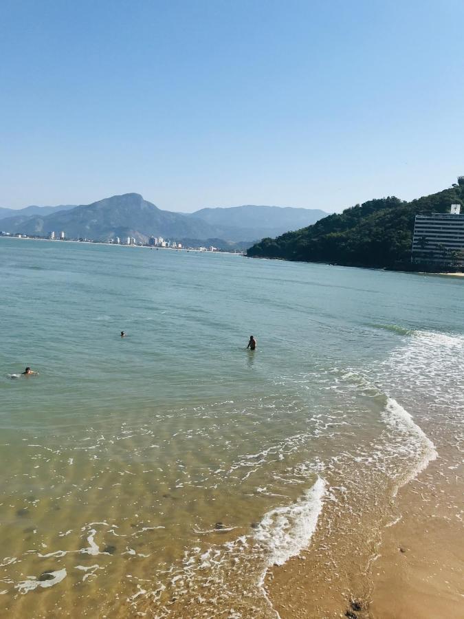 Apartamento Pe Na Areia Frente Para O Mar E Piscina Na Prainha Caraguatatuba Exterior foto